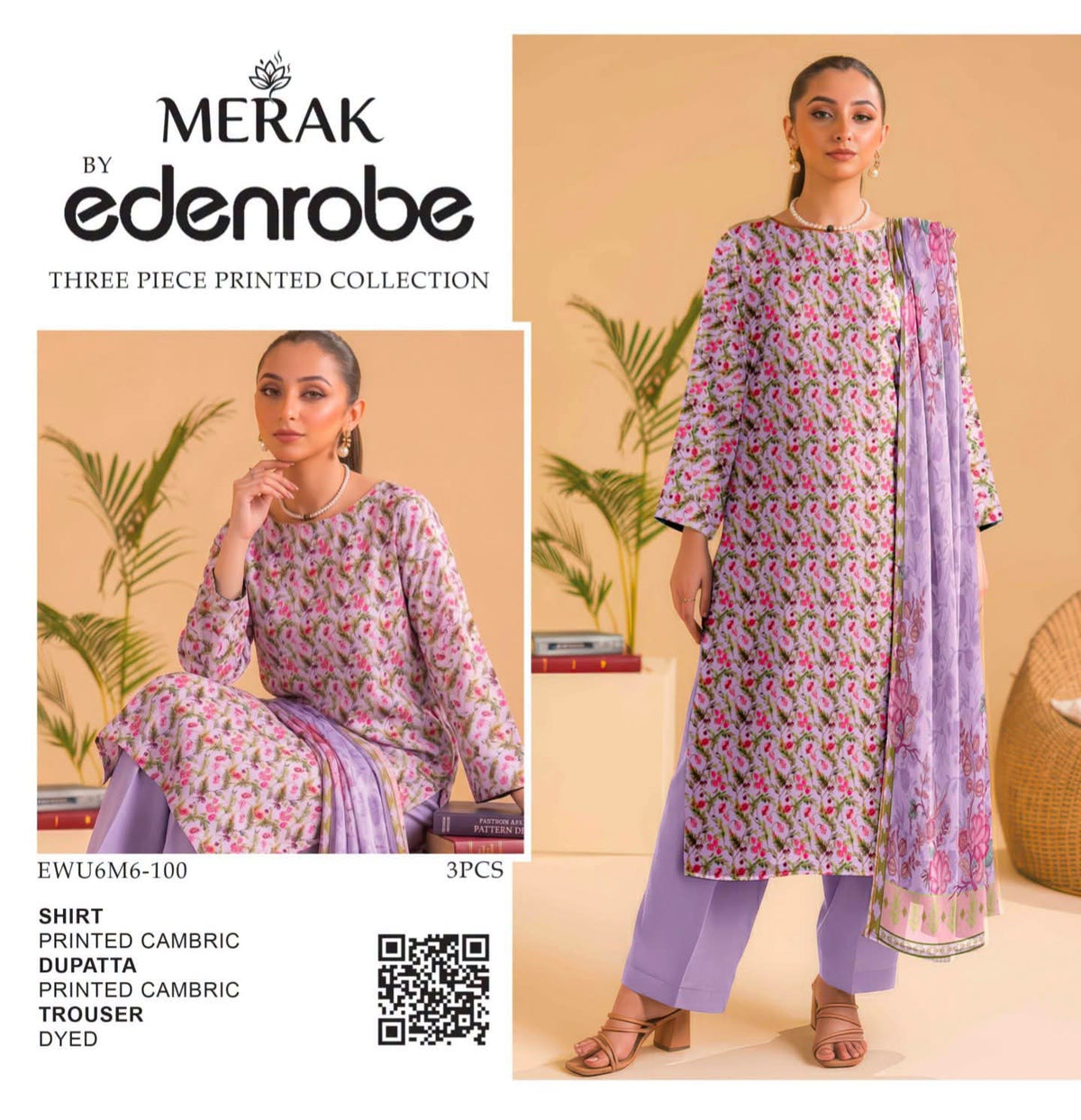 EDENROBE LAWN 3 PIECE