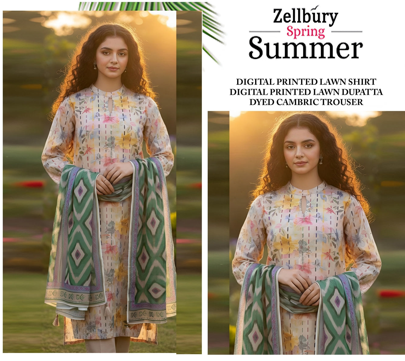 ZELLBURY LAWN 3 PIECE