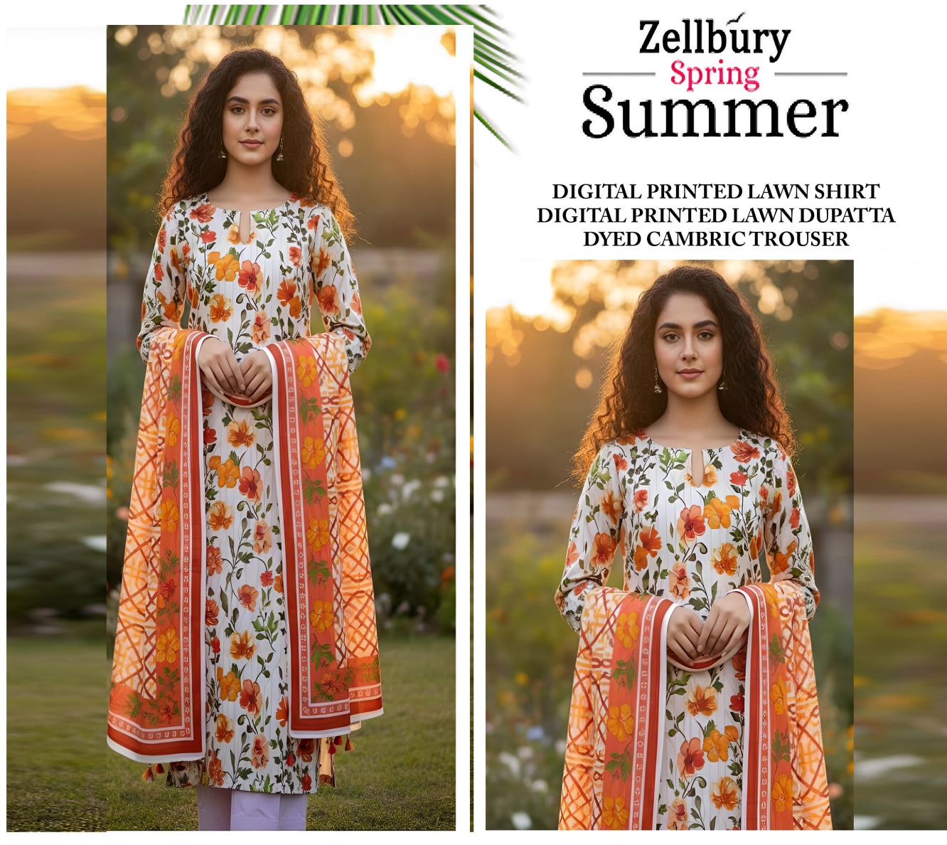 ZELLBURY LAWN 3 PIECE